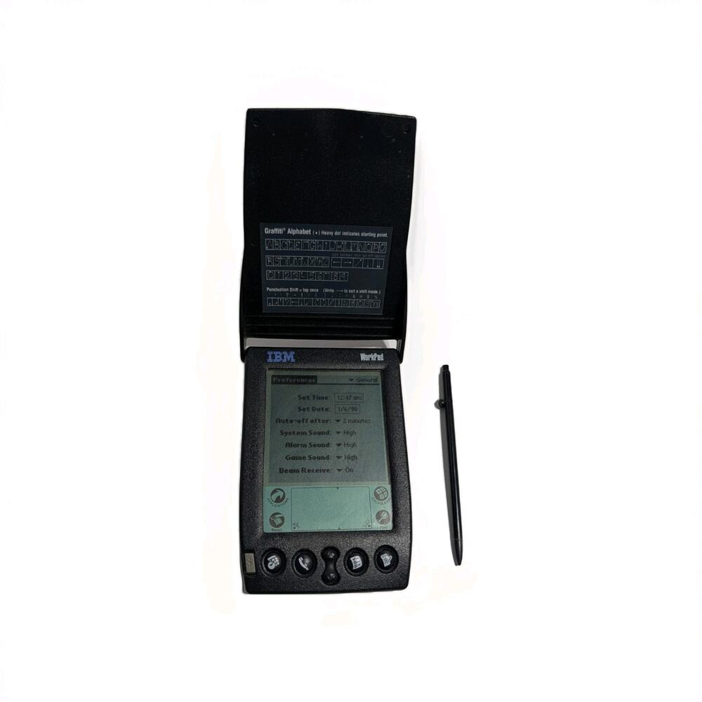 IBM WorkPad 8602-20X PDA – Vintage Palm OS – Working –‎ Excellent Condition